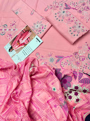 Dhanak 3PC – Heavy Embroidered Collection