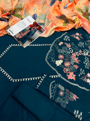Dhanak 3PC – Heavy Embroidered Collection