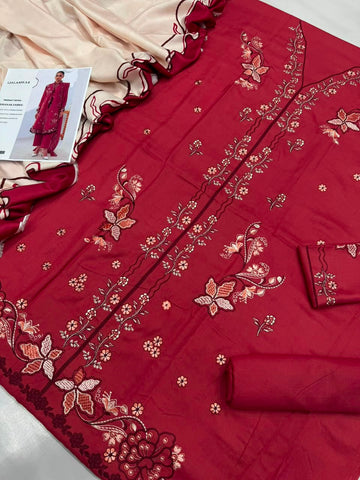 Dhanak 3PC – Heavy Embroidered Collection