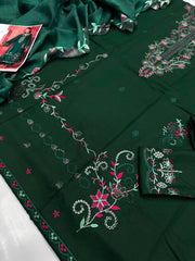 Dhanak 3PC – Heavy Embroidered Collection