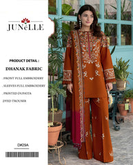 Dhanak 3PC – Heavy Embroidered Collection